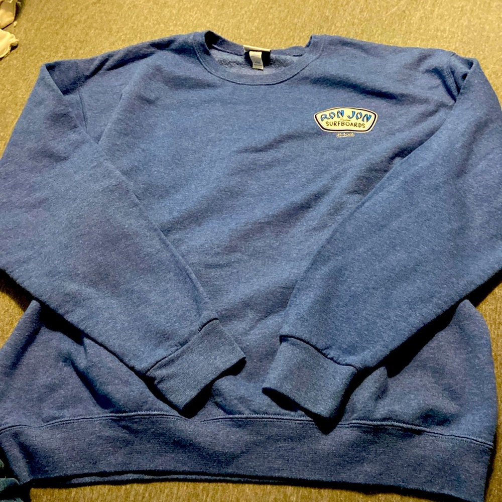 Large blue Ron Jon unisex sweatshirt in great condition